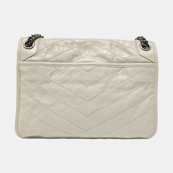 NIKI Medium Quilted Calfskin Beige