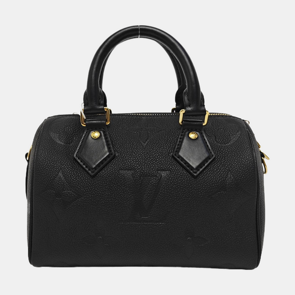SPEEDY 20 Monogram Calfskin Black