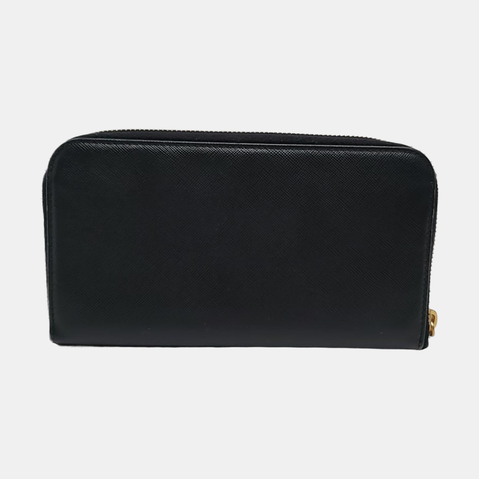 Billetera de piel de ternera negra