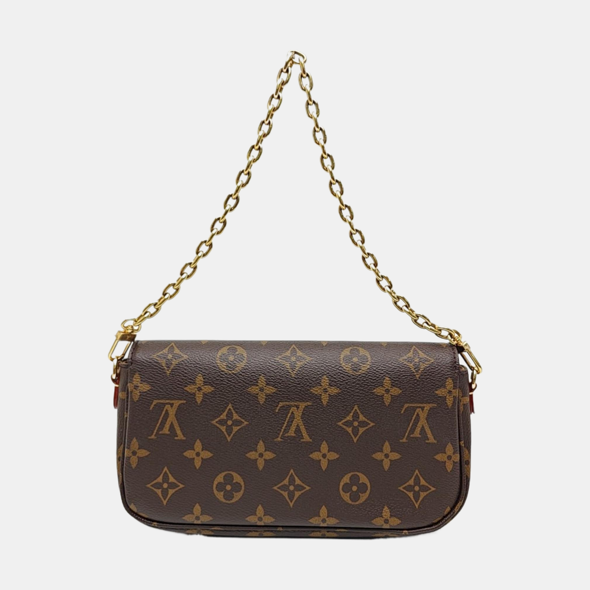 IVY Monogram Coated Canvas Brown