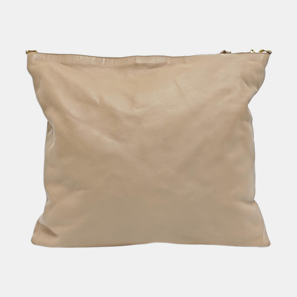 Lambskin Shoulder Bag Beige
