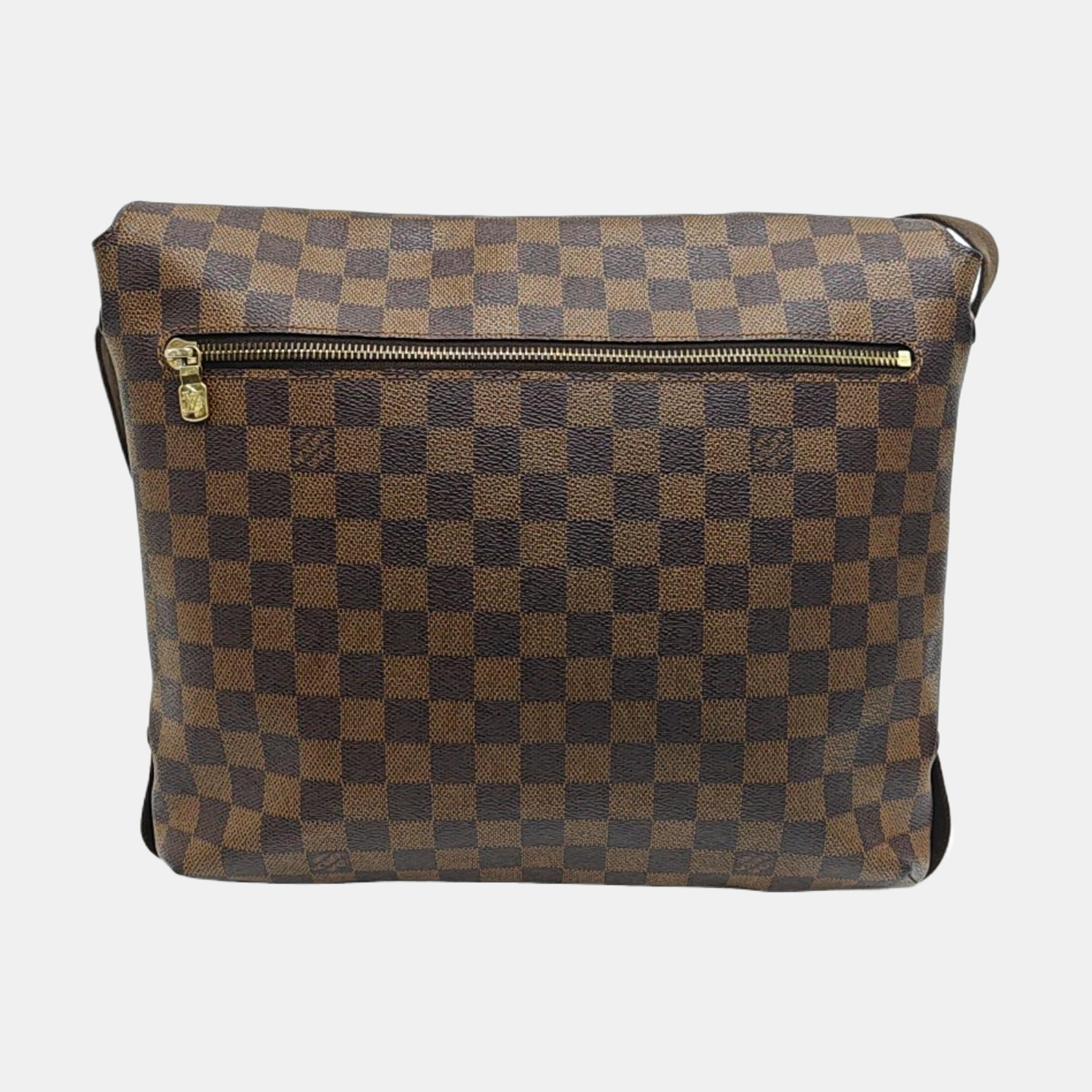 BROOKLYN Damier Ebene Coated Canvas Brown