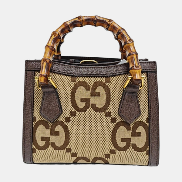 Diana Mini Monogram Canvas Beige