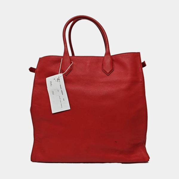 Padlock Work Calfskin Red