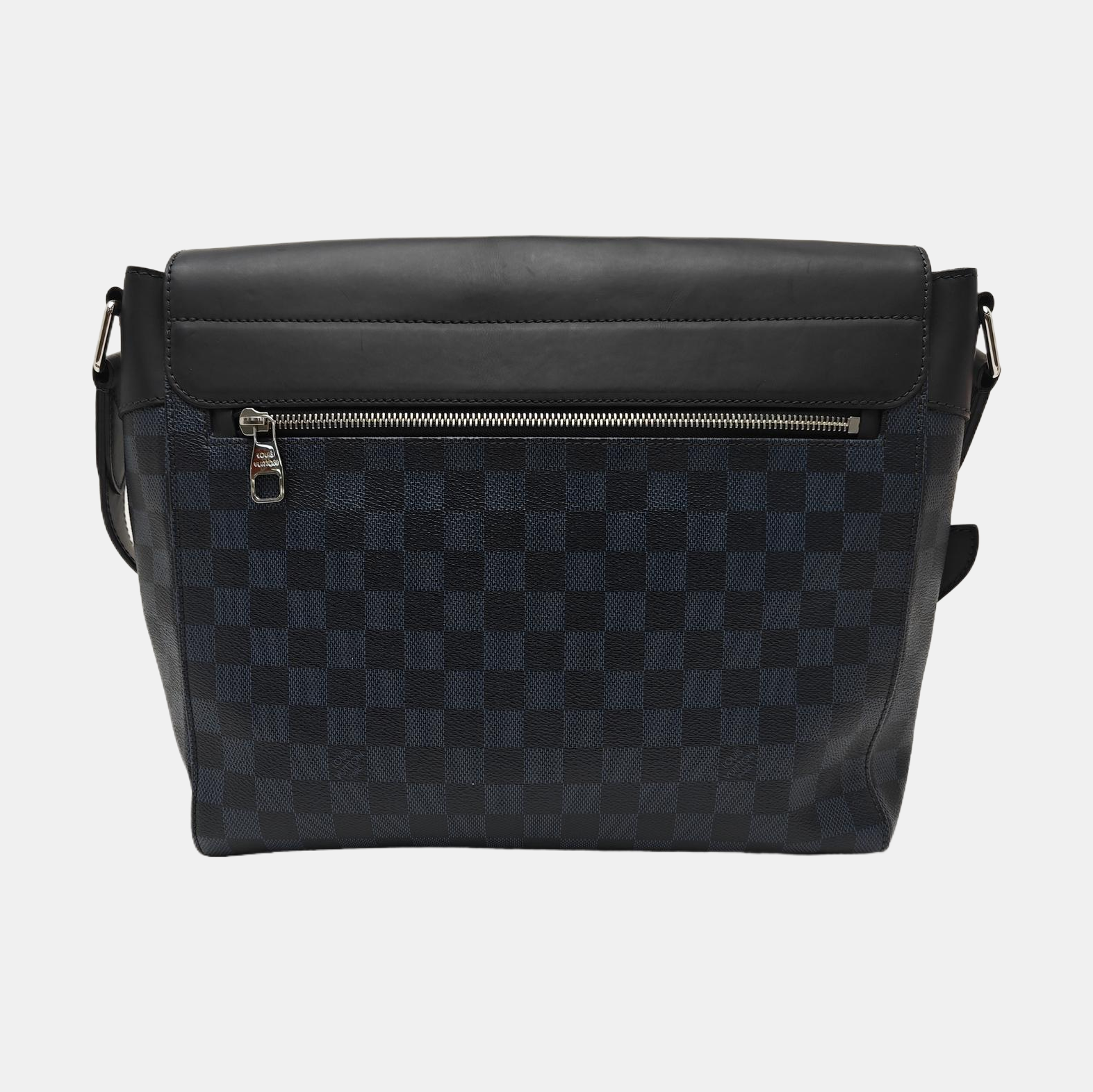NEWPORT Damier Coated Canvas Blue