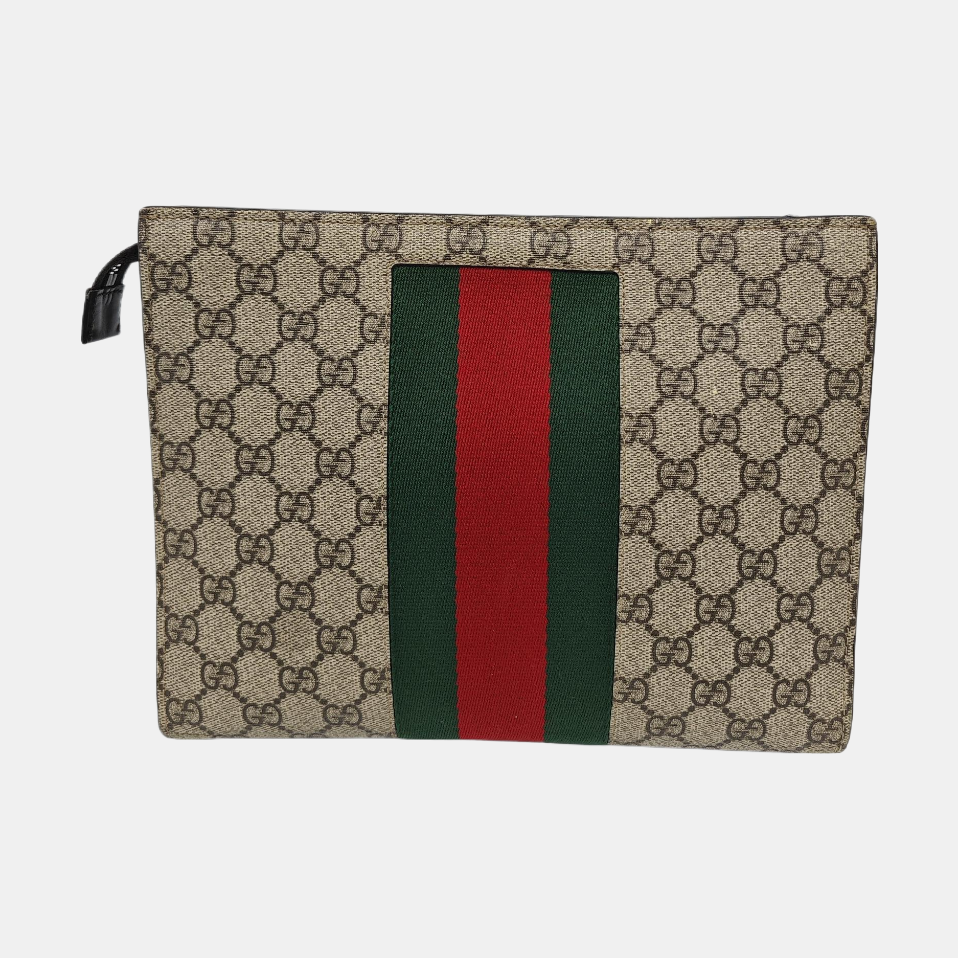 GG Supreme Monogram Coated Canvas Black