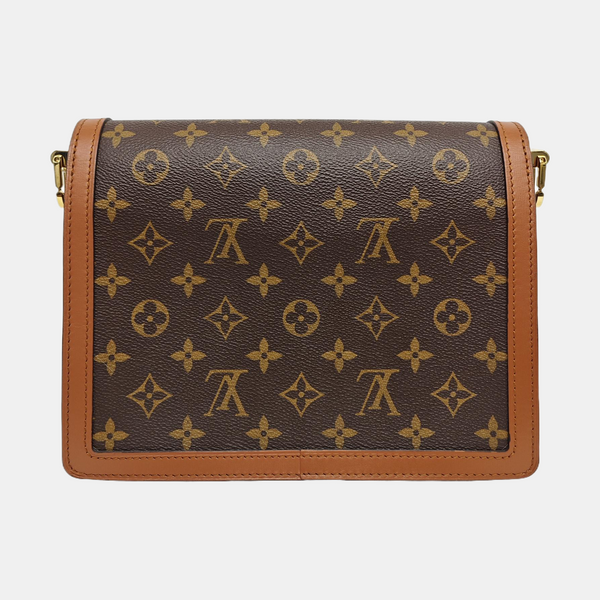 DAUPHINE MM Monogram Coated Canvas Brown