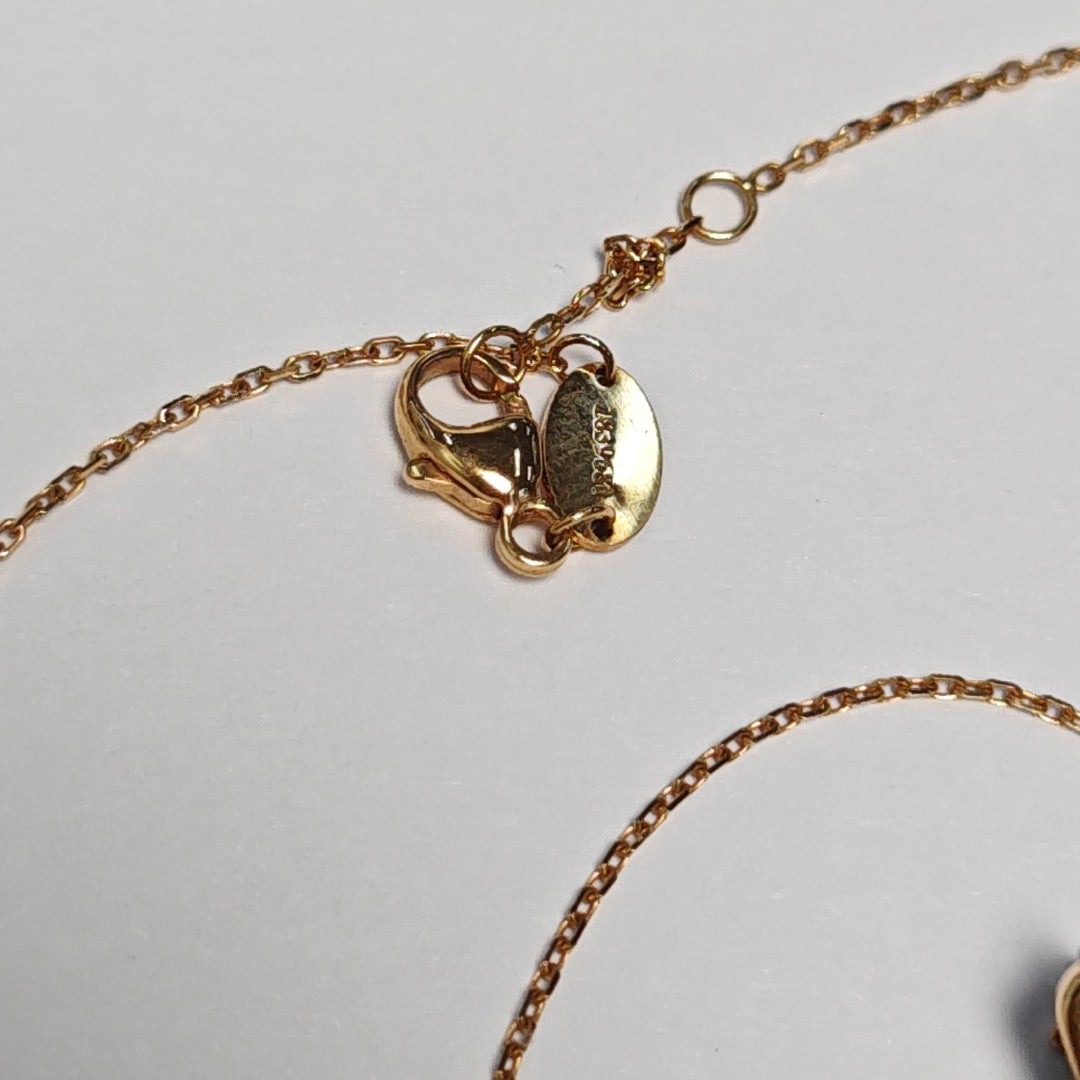 Jeux De Liens 18k Rose Gold Necklace