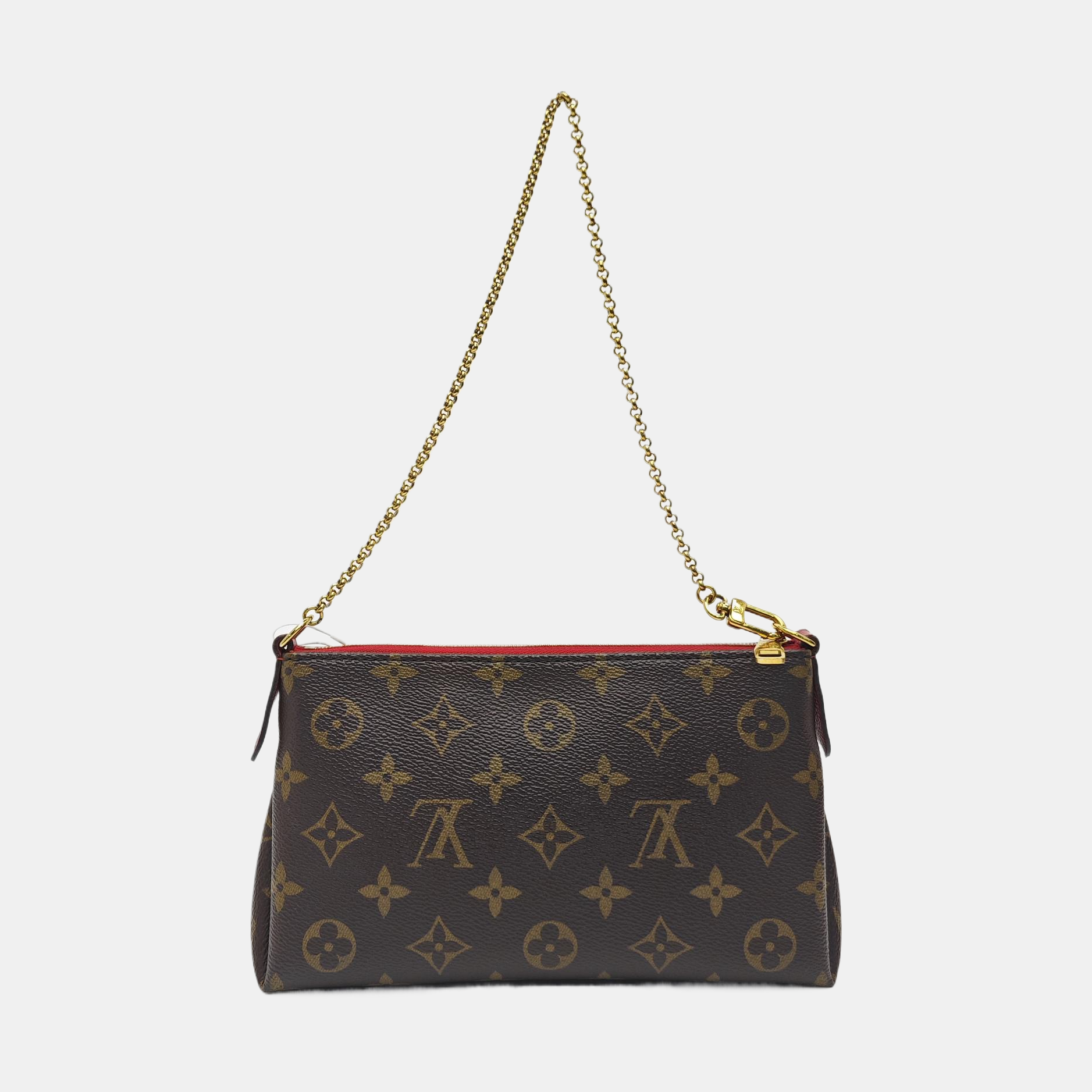 PALLAS BB Monogram Coated Canvas Brown