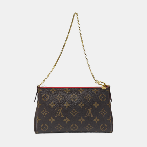 PALLAS BB Monogram Coated Canvas Brown