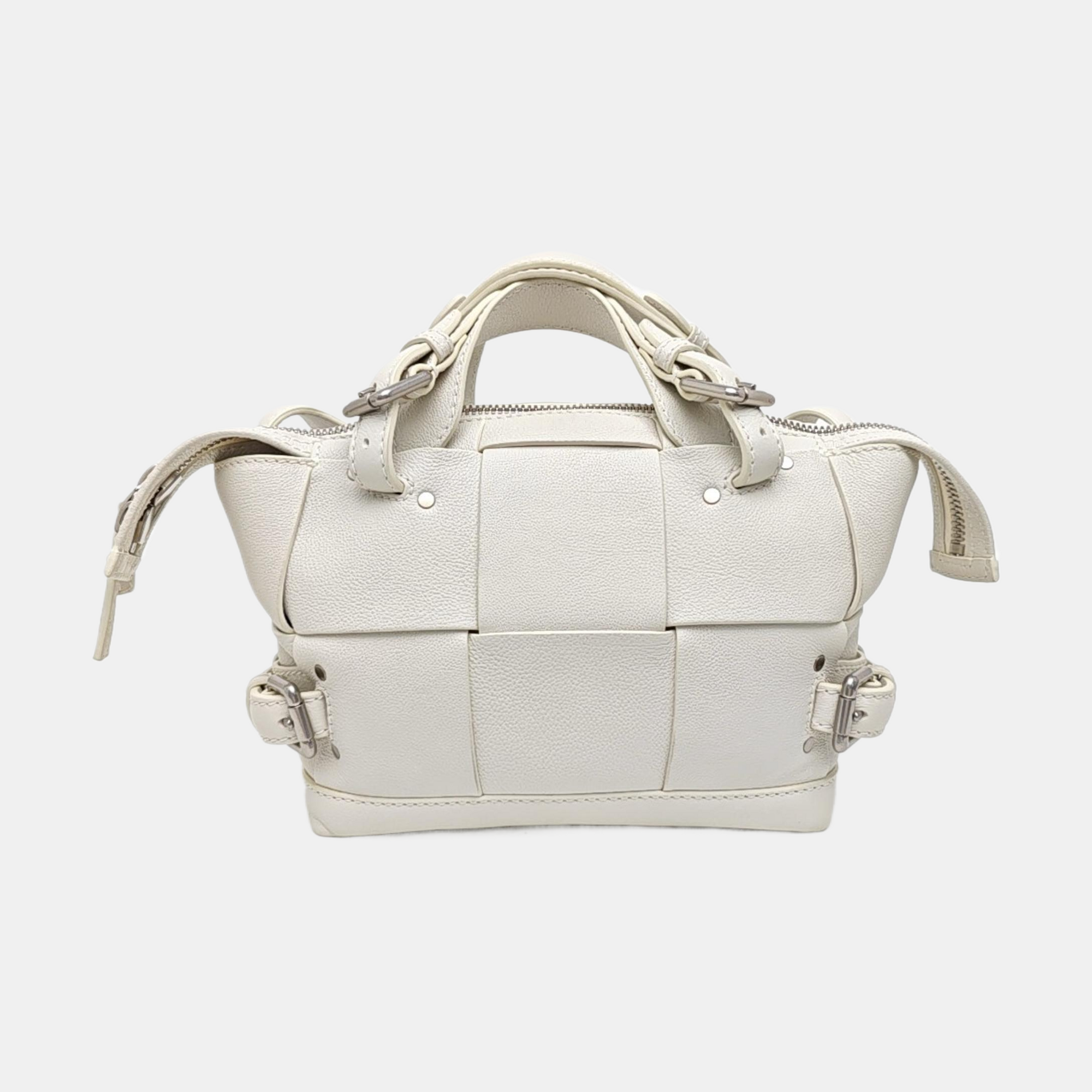 Calfskin Shoulder Bag White