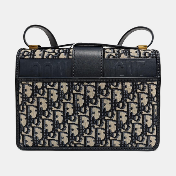 30 Montaigne Oblique Canvas Blue