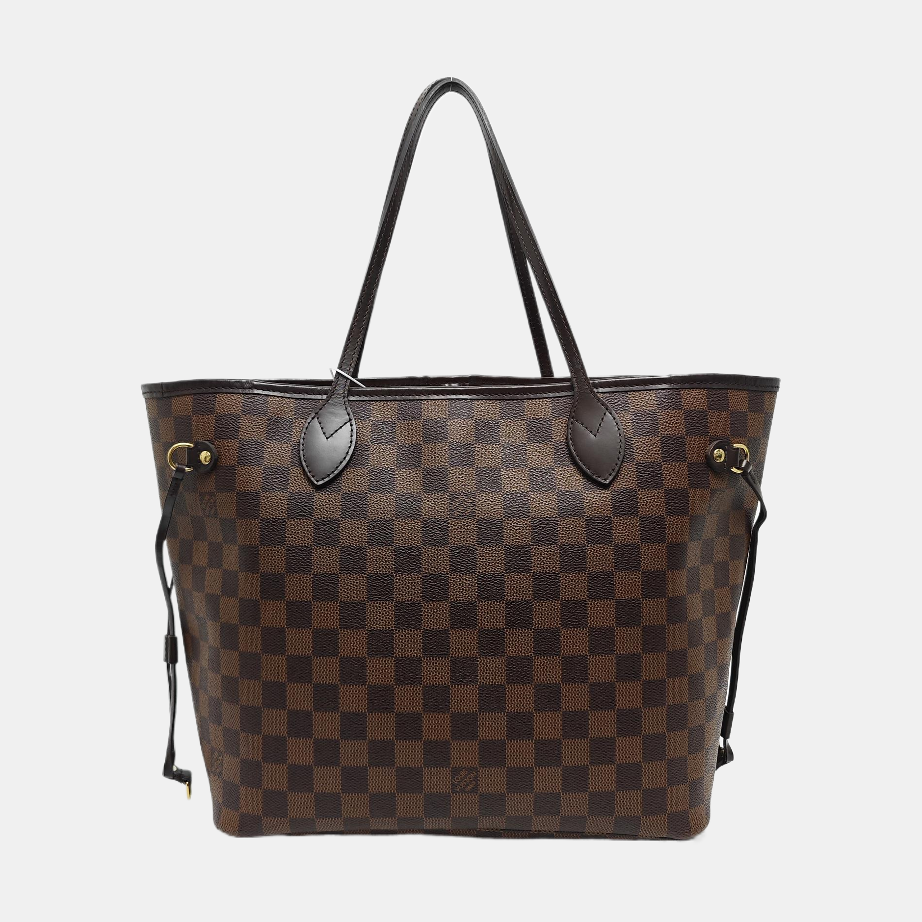 NEVERFULL MM Damier Ebene Coated Canvas Brown