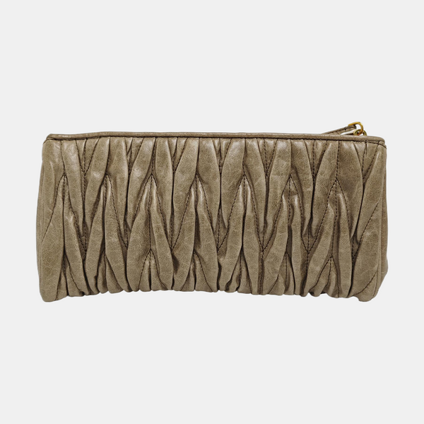 Calfskin Clutch Gray