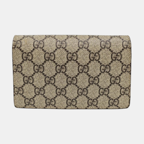 Dionysus Super Mini Monogram Coated Canvas Beige