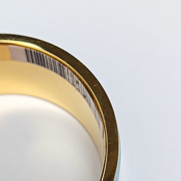Enamel Hinged Bracelet Metal Gold Bangle