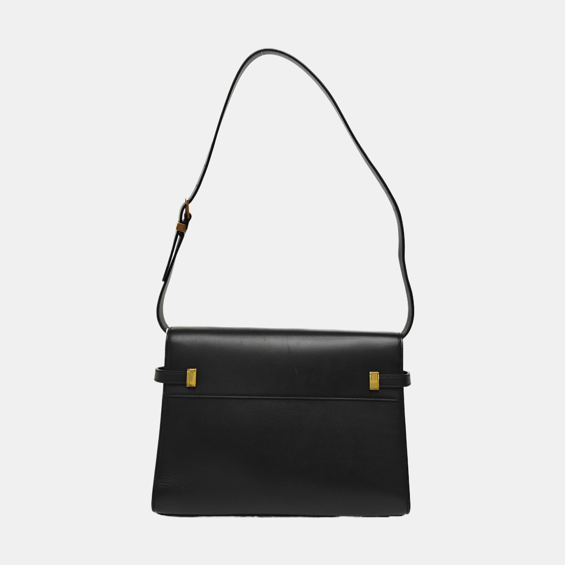 MANHATTAN Medium Calfskin Black