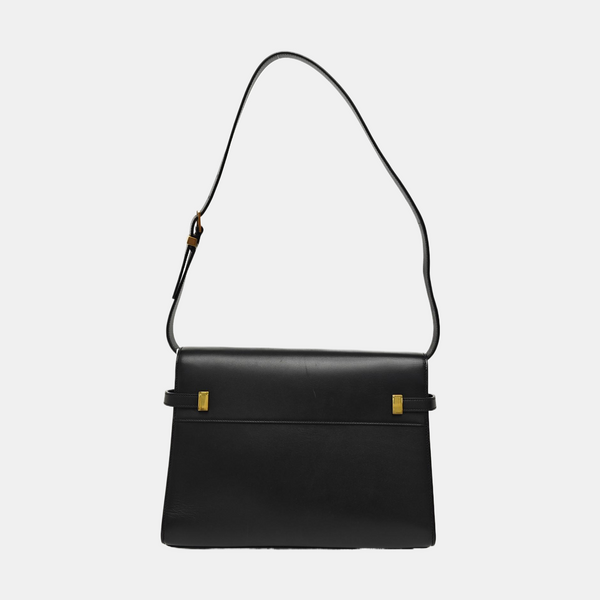 MANHATTAN Medium Calfskin Black