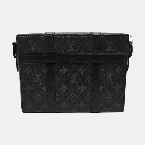 TRUNK PM Monogram Coated Canvas Black