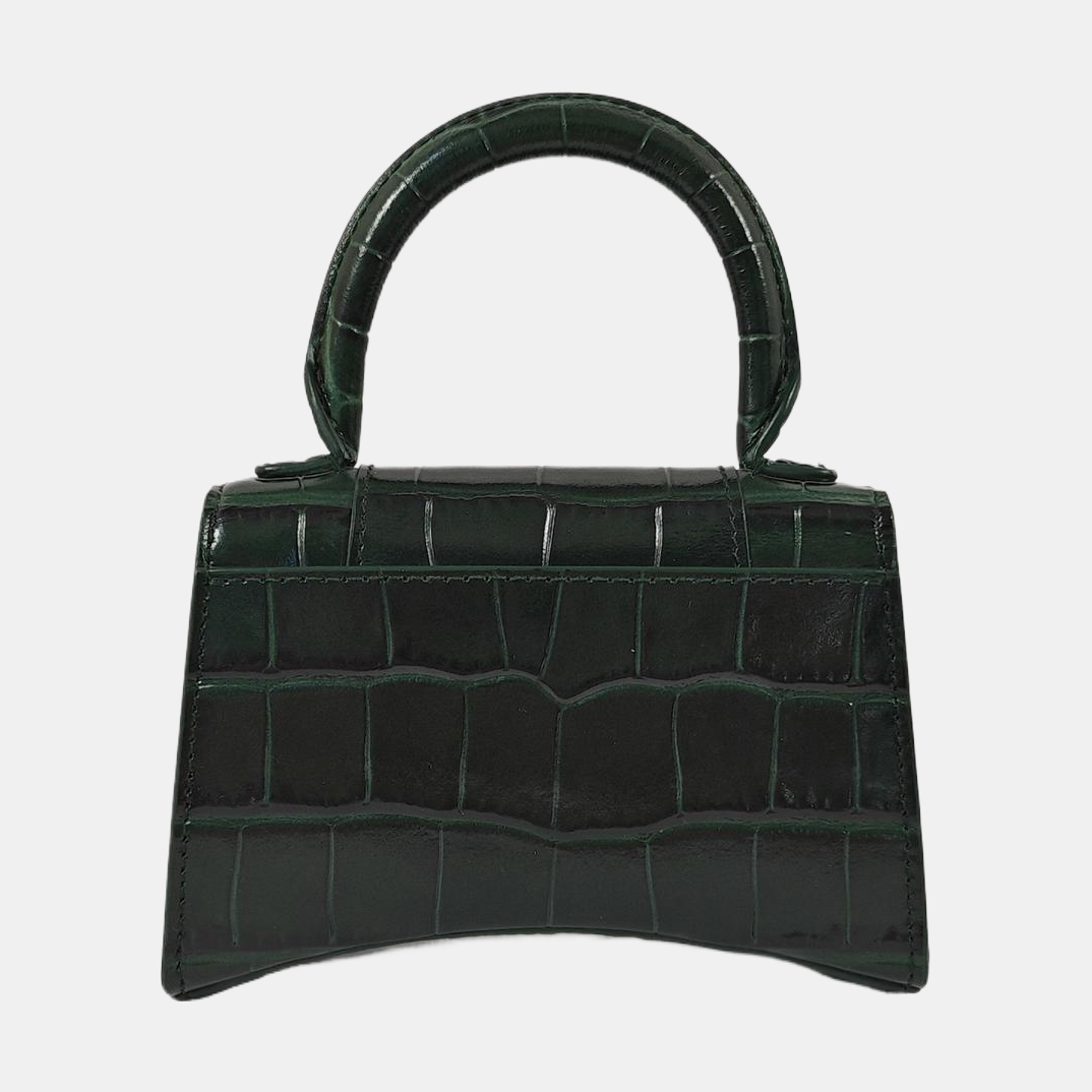 Hourglass Mini Calfskin Green