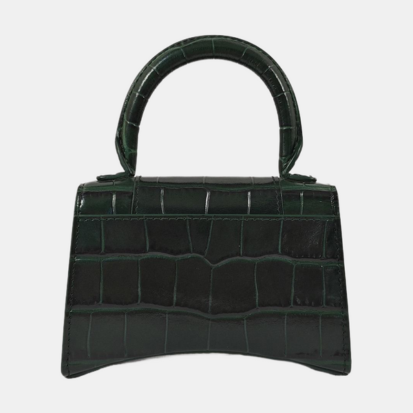 Hourglass Mini Calfskin Green