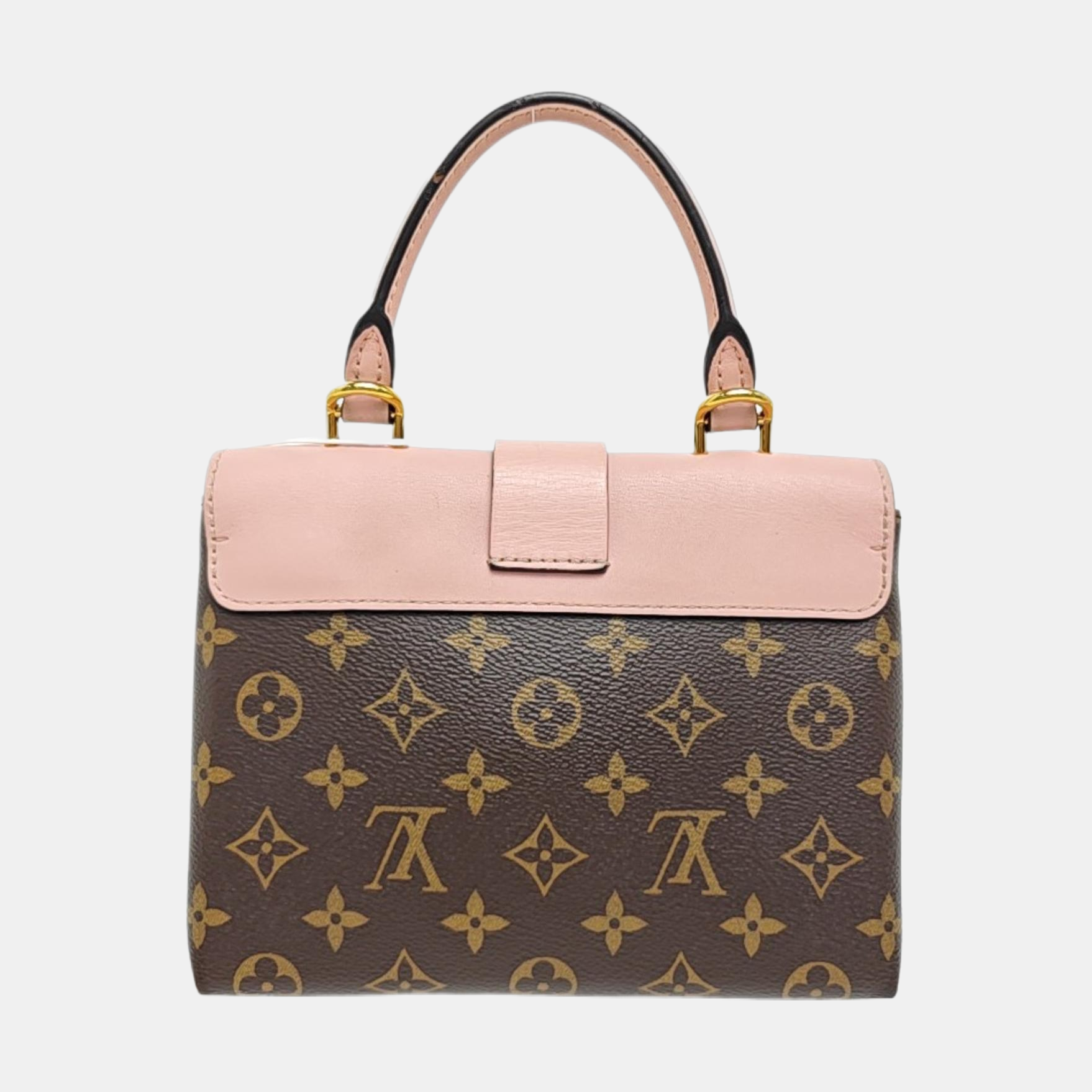 LOCKY BB Monogram Coated Canvas Pink