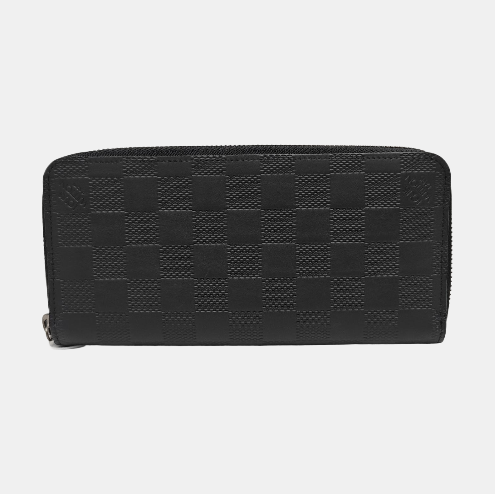 ZIPPY Damier Graphite Calfskin Black Wallet