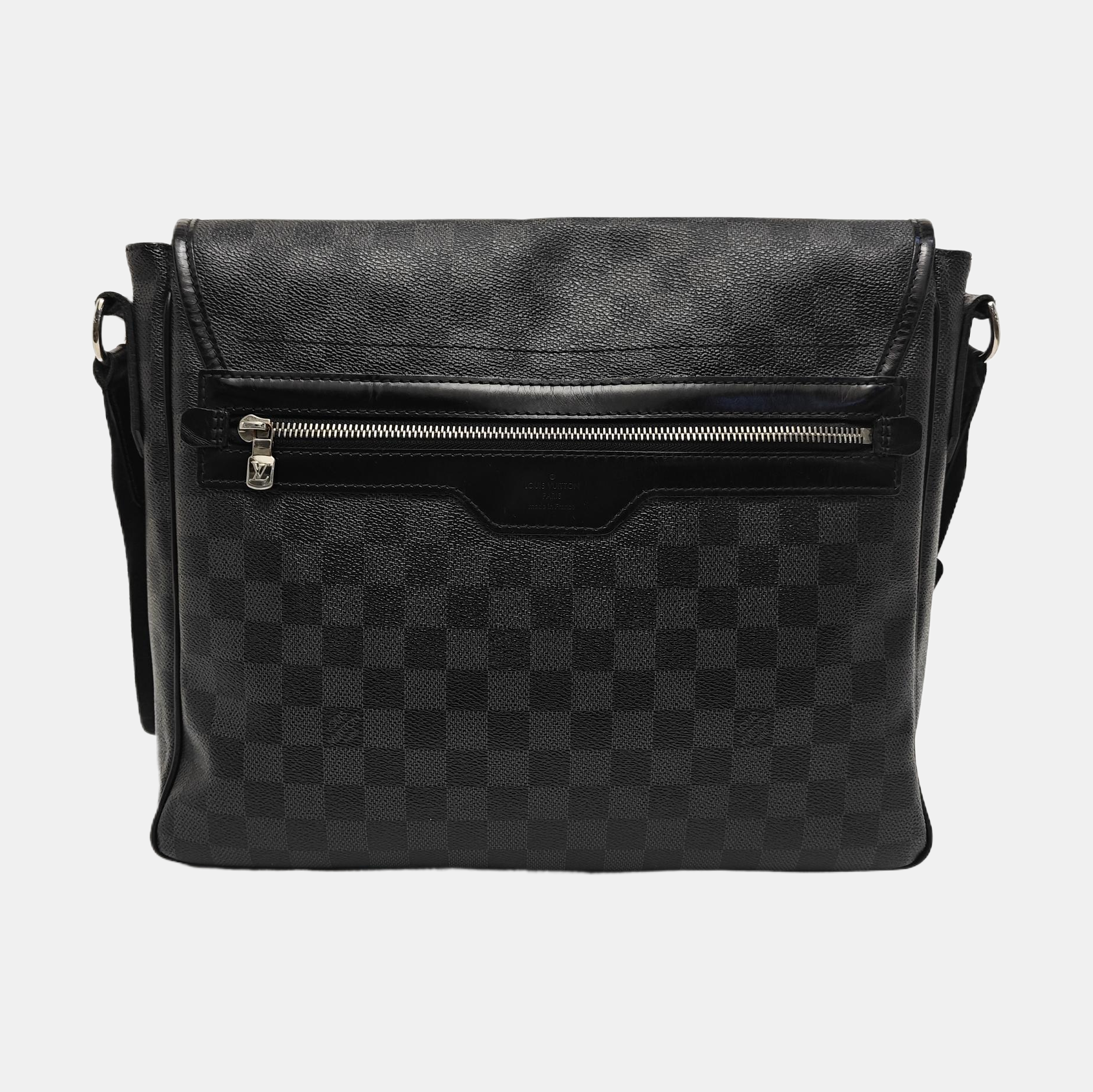 DANIEL Damier Graphite Coated Canvas Gray