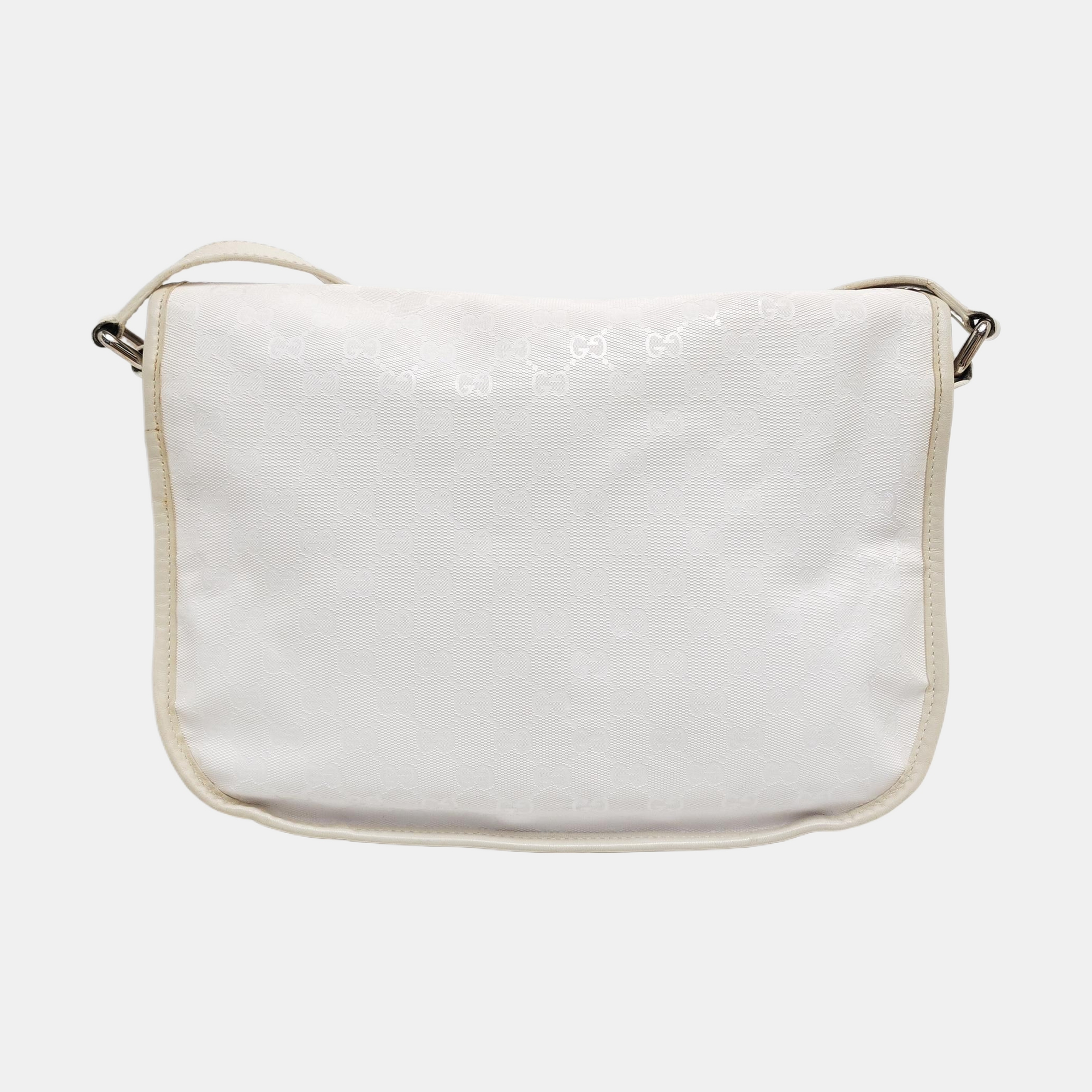 Monogram Coated Canvas White
