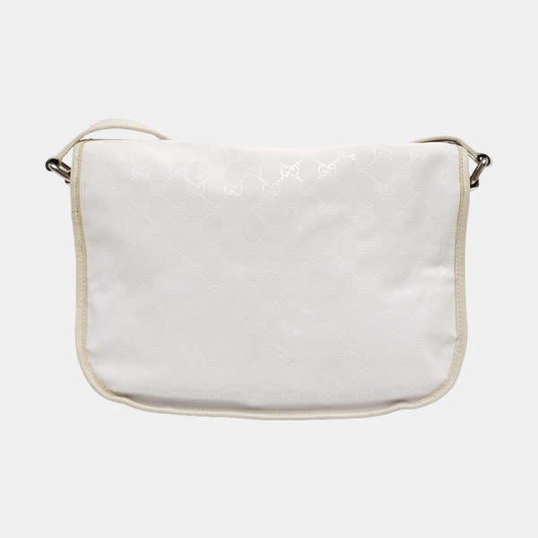 Monogram Coated Canvas White