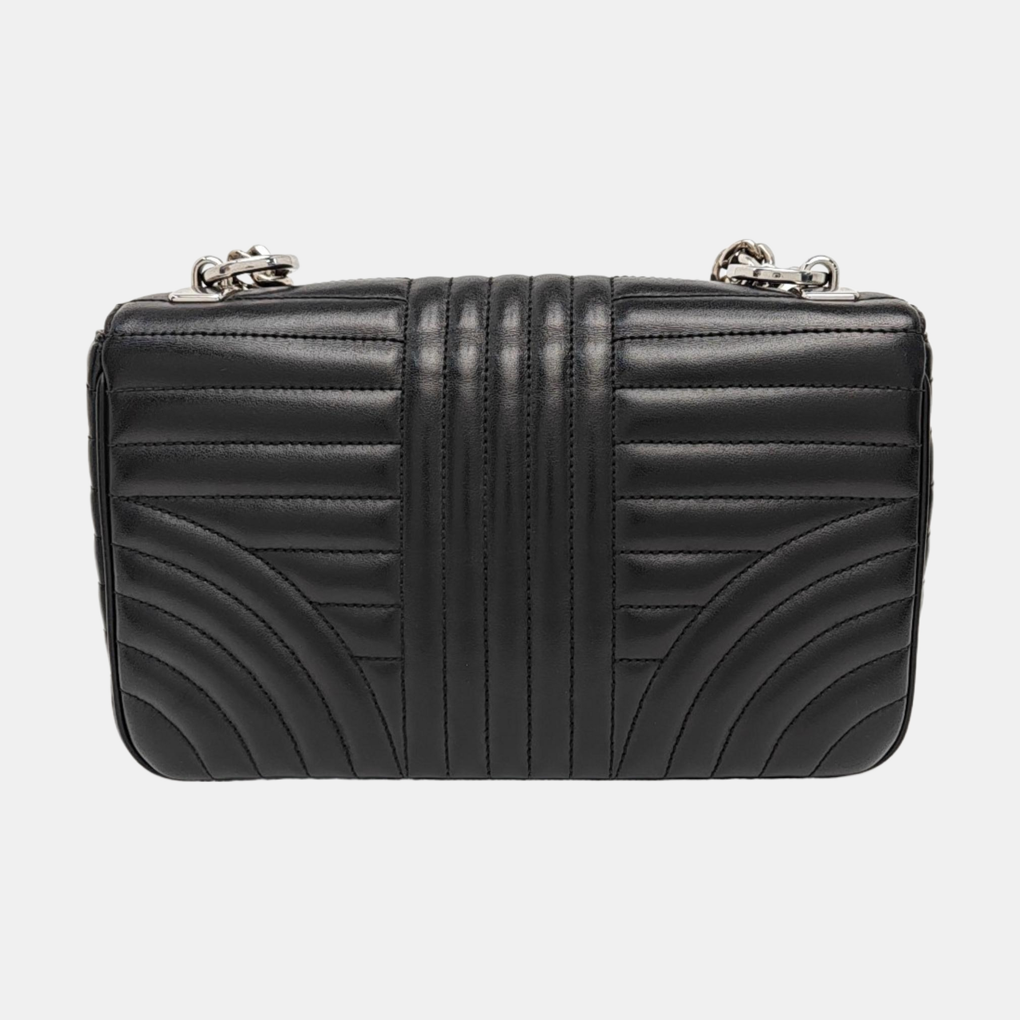 Diagramme Medium Quilted Calfskin Black