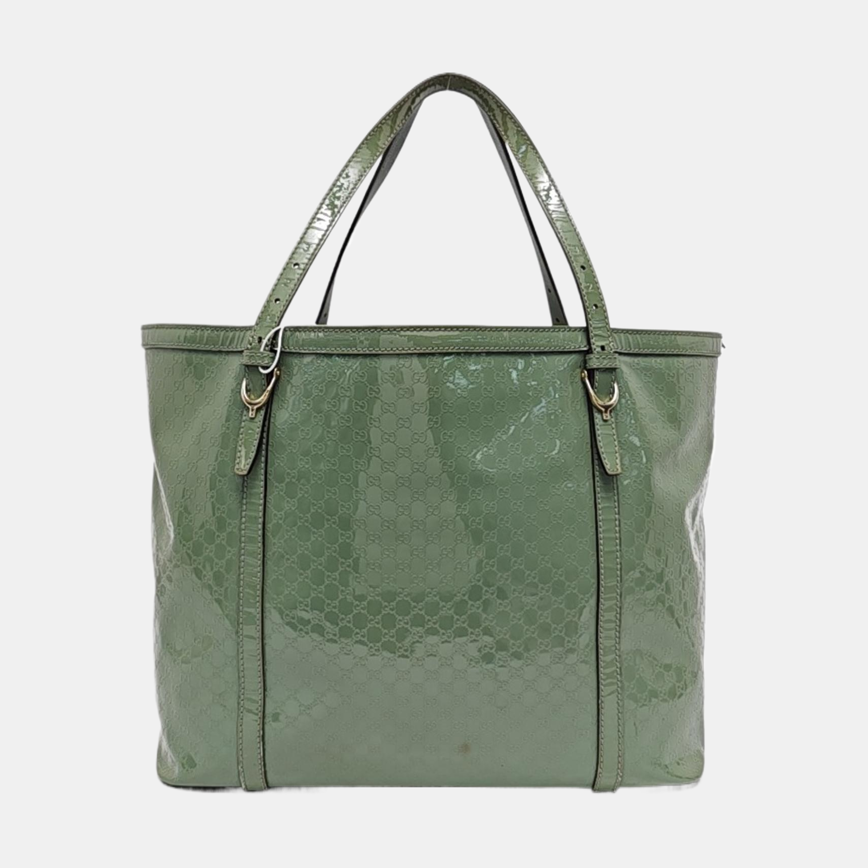 Microguccissima Monogram Calfskin Green