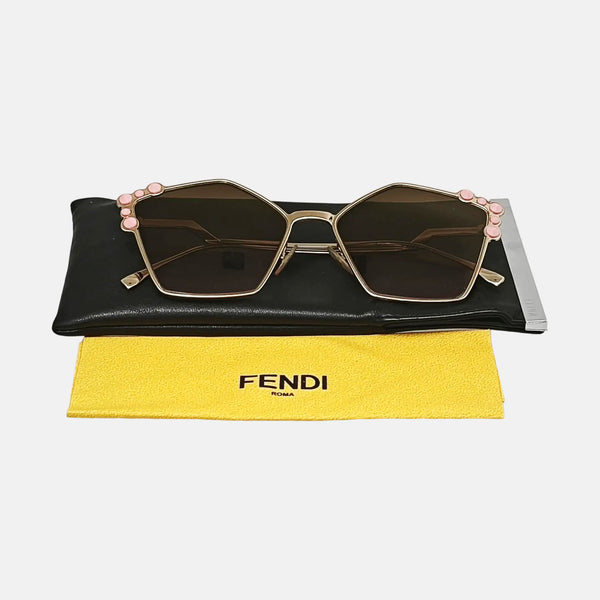 Metal Sunglasses Red