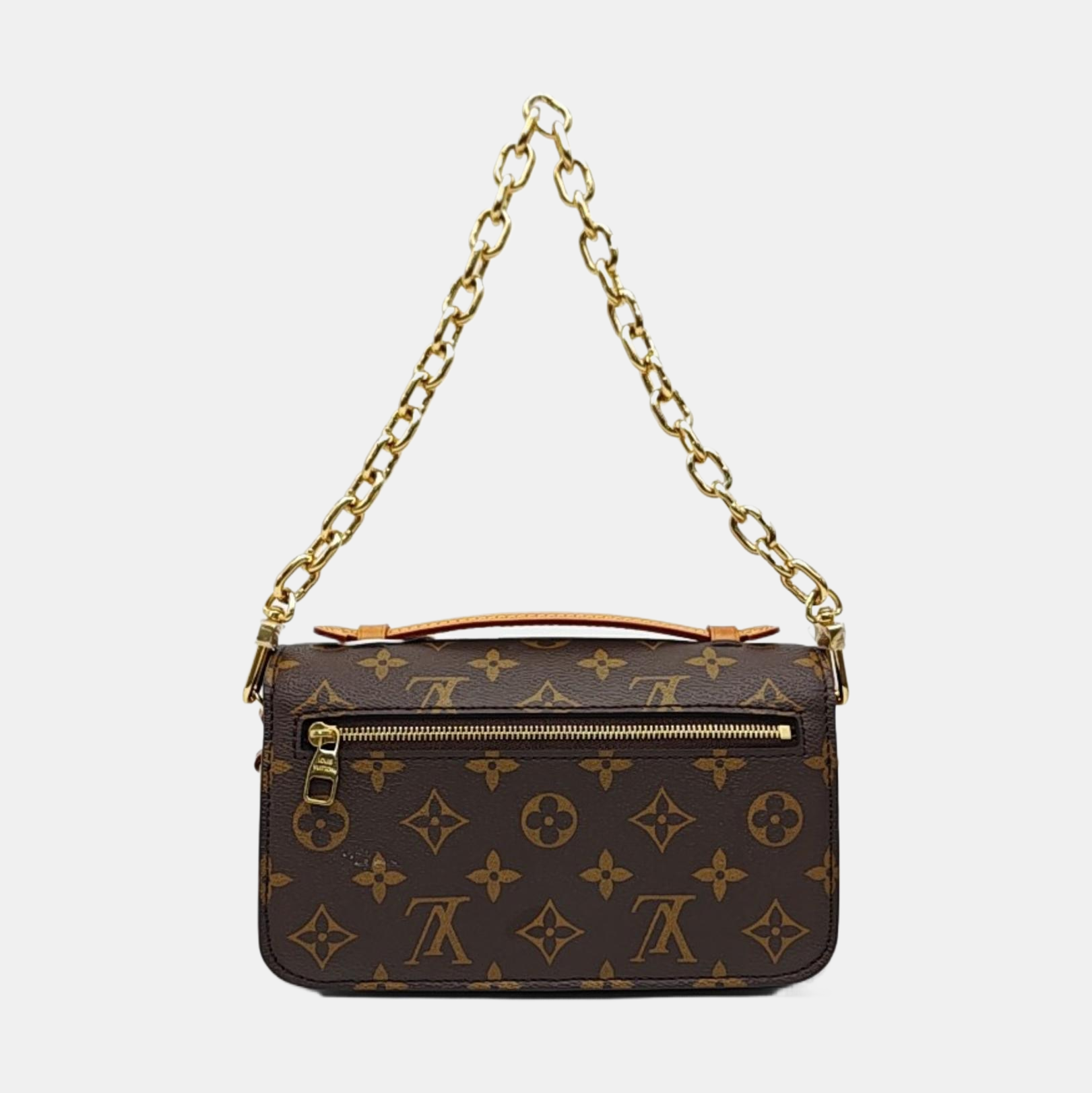 MÉTIS EAST WEST Monogram Coated Canvas Brown