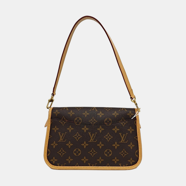 DIANE Monogram Coated Canvas Brown