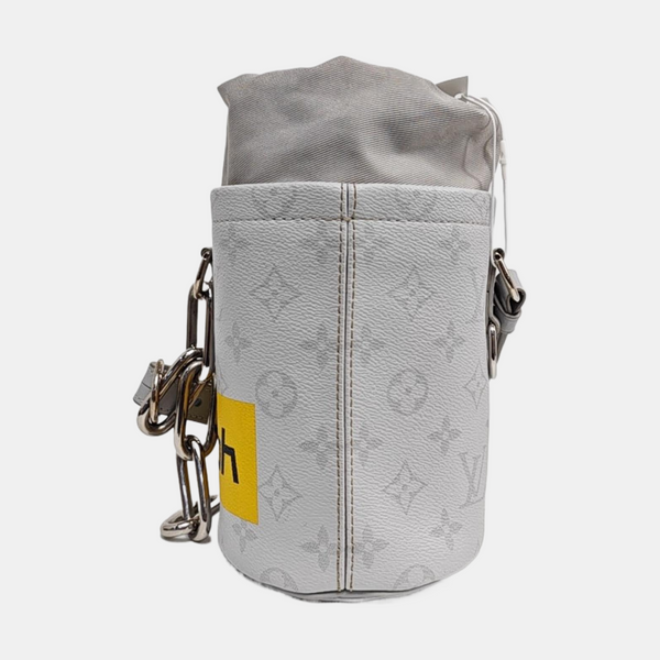 CHALK Monogram Coated Canvas Gray