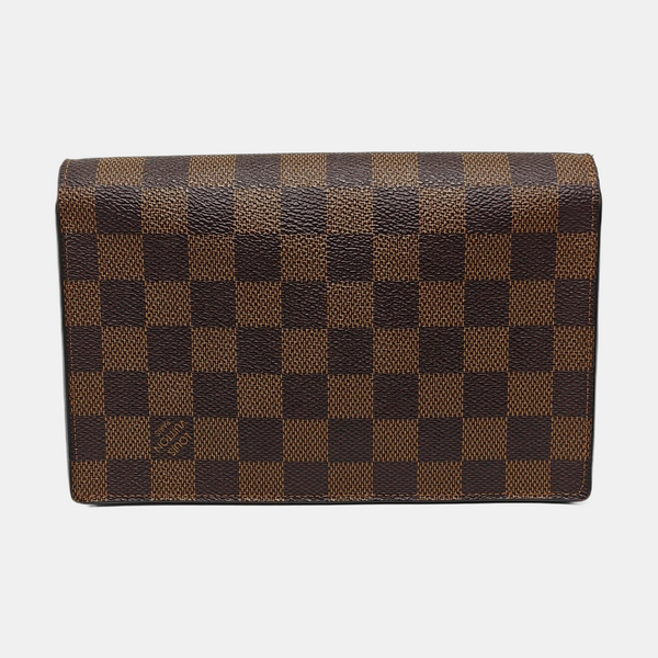 VAVIN Damier Ebene Coated Canvas Brown