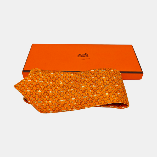 Mulberry Silk Tie Orange