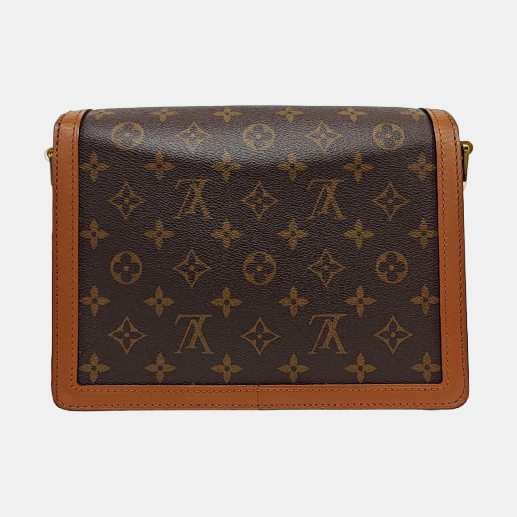 DAUPHINE MM Monogram Coated Canvas Brown