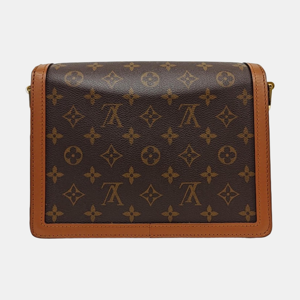 DAUPHINE MM Monogram Coated Canvas Brown