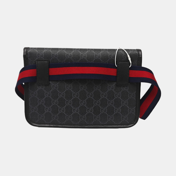 Neo Vintage Monogram Coated Canvas Black
