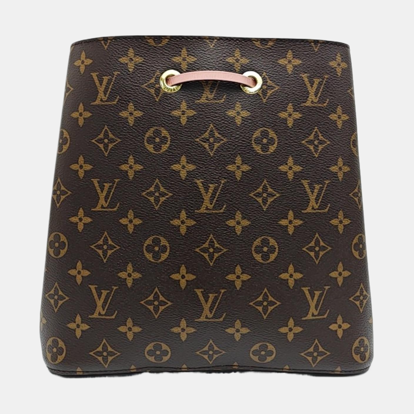 NÉONOÉ MM Monogram Coated Canvas Brown