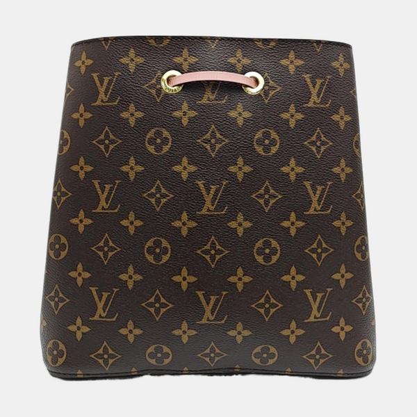 NÉONOÉ MM Monogram Coated Canvas Brown