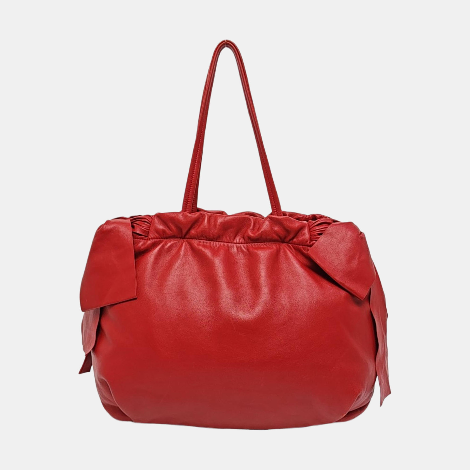 Calfskin Tote Bag Red
