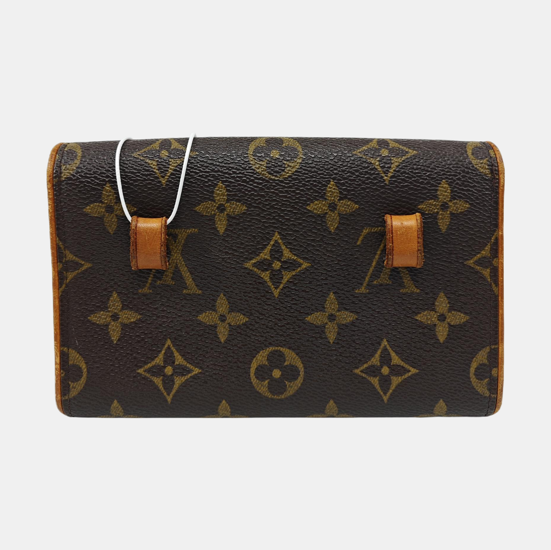 FLORENTINE Monogram Coated Canvas Brown