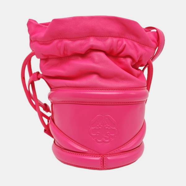 Calfskin Bucket Bag Pink
