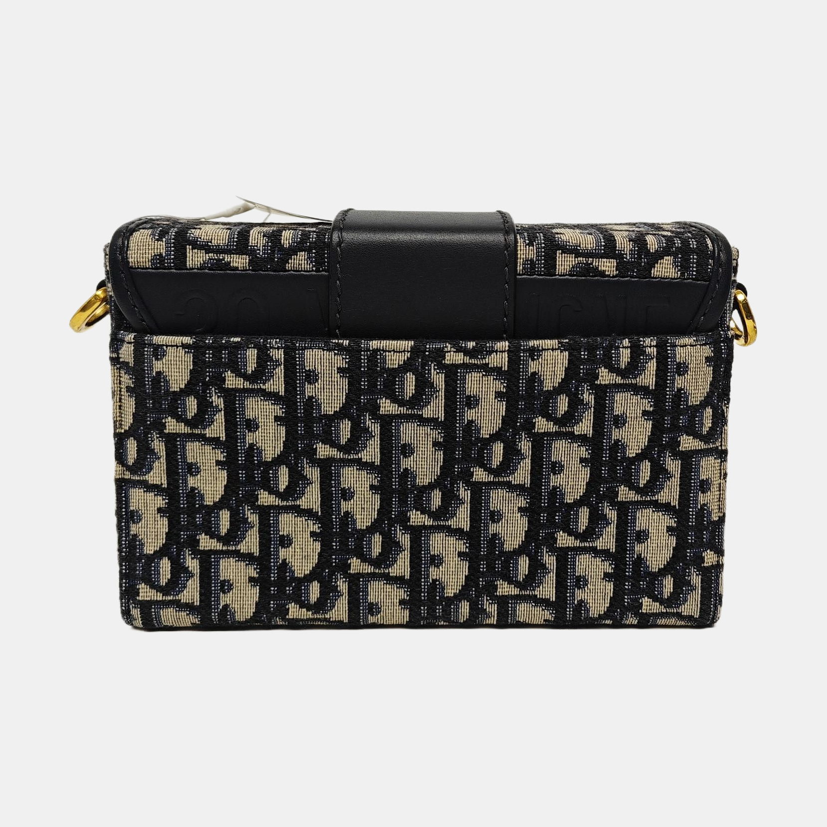 30 Montaigne Mini Oblique Canvas Blue