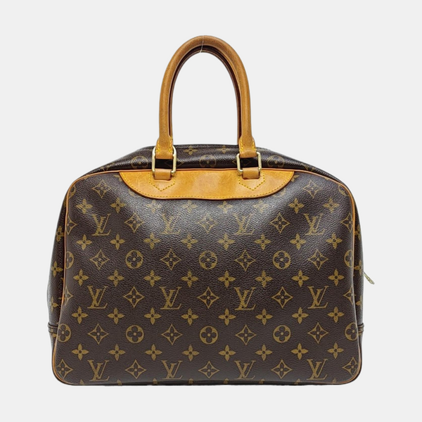 DEAUVILLE MM Monogram Coated Canvas Brown