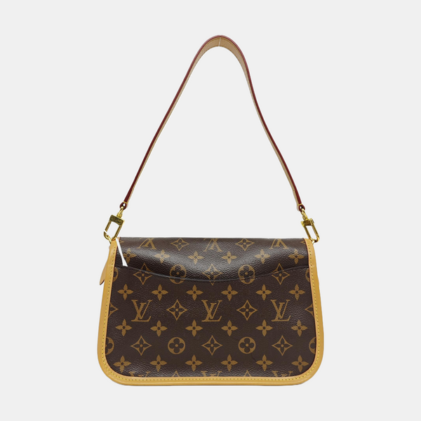 DIANE Monogram Coated Canvas Brown