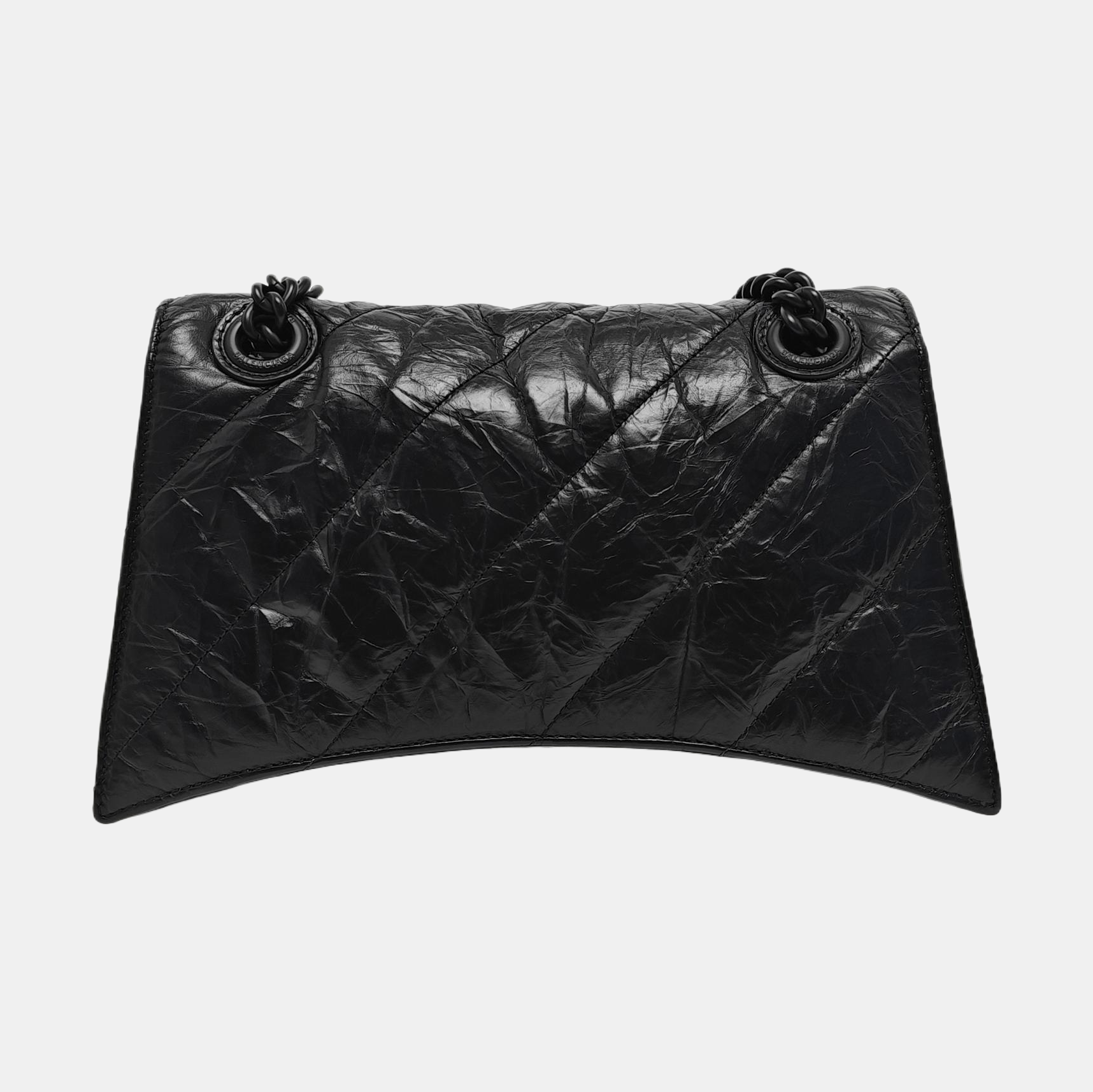 Crush Small Quilted Calfskin Black